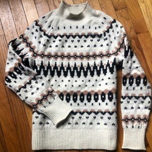 Banana Republic jacquard sweater xs